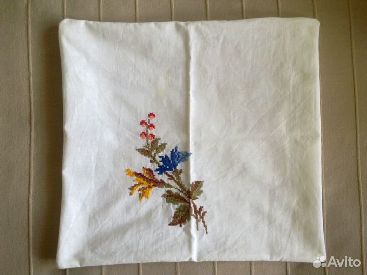 Подзор кроше вышивка декор винтаж СССР 1960-80