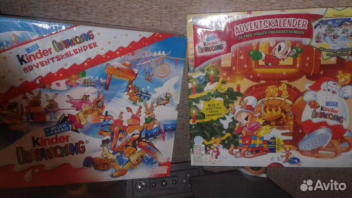 Киндер сюрприз. раритетные адвент календари 2000 г
