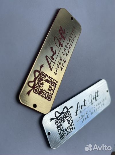 Бирки таблички логотип бейджи