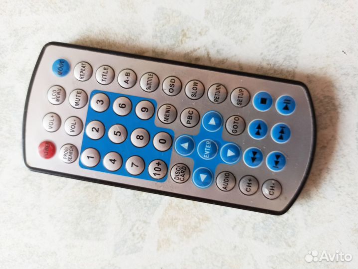 Пульт ду для китайских портативных DVD-плееров