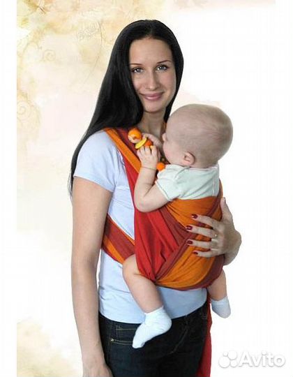 Слинги. Шарфы и с кольцами. 3 штуки