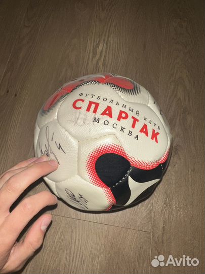 Футбольный мяч спартак с подписями