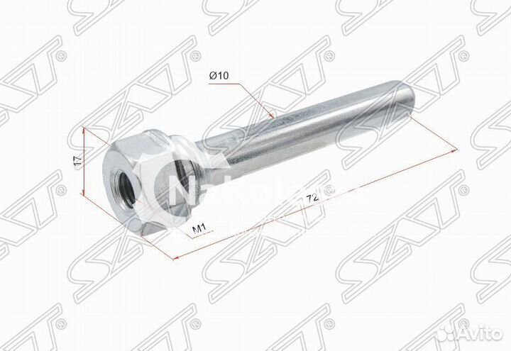 Направляющая суппорта FR suzuki grand vitara 06