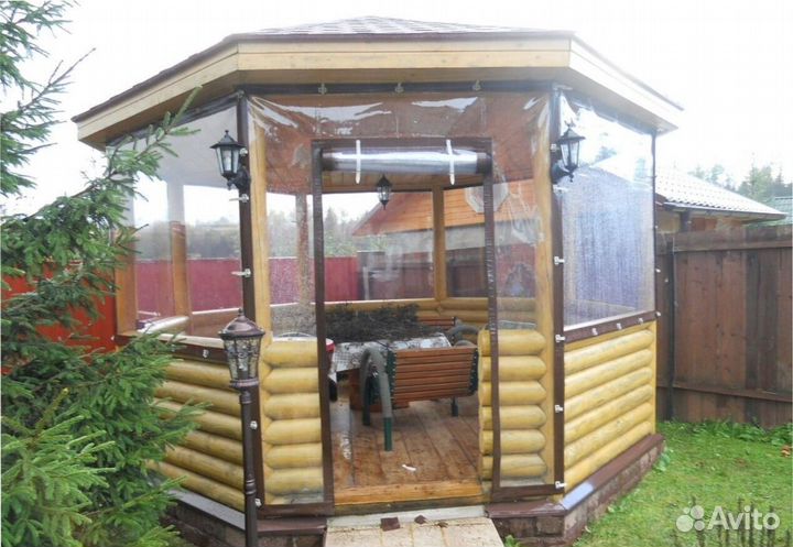 Мягкие окна на террасу