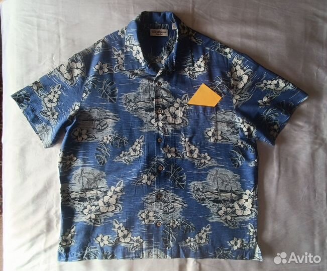 Гавайская рубашка Caribbean, шелк, XL/2XL