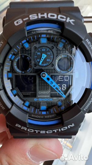 Японские наручные часы Casio G-Shock GA-100-1A2