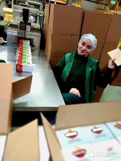 Вахта с проживанием в Москве Комплектовщица /к чая