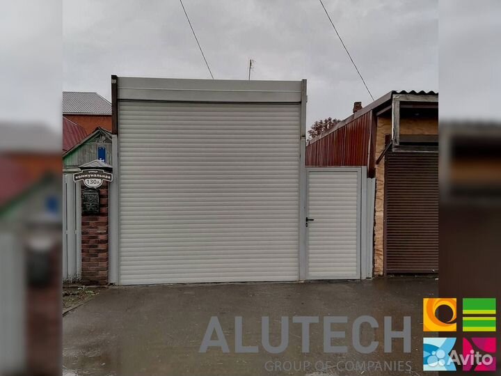 Ворота алютех роллетные
