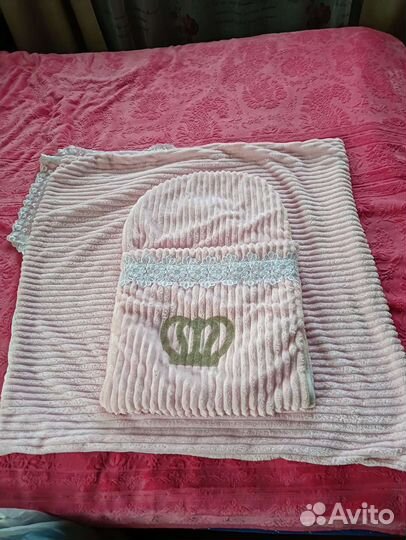 Конверт на выписку для девочки осень зима