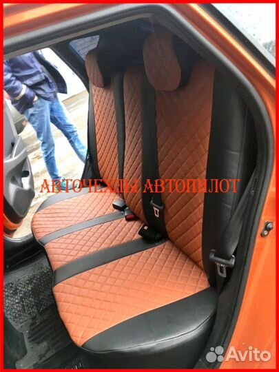 Чехлы Автопилот Hyundai Solaris 1 Sd из экокожи