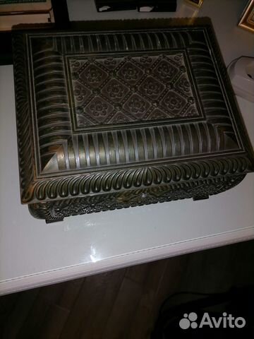 Шкатулка металлическая СССР