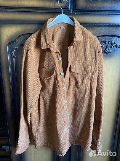 Вельветовая рубашка shein