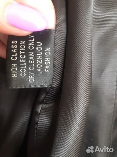 Кожаный плащ женский