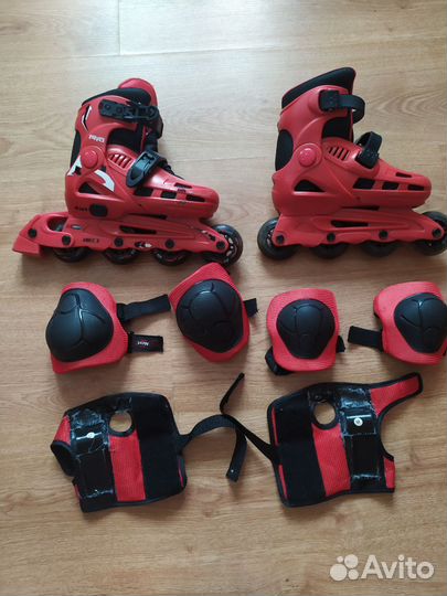 Роликовые раздвижные коньки