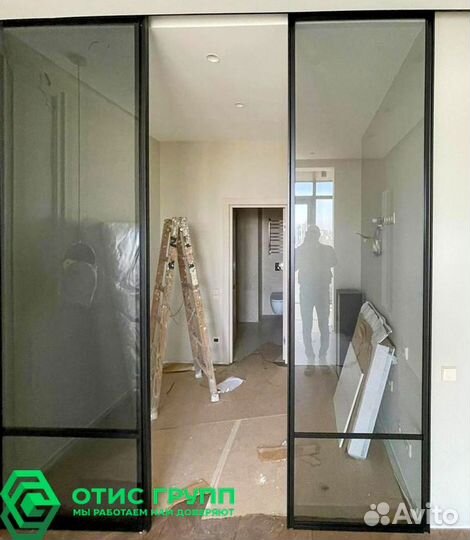 Стеклянные перегородки