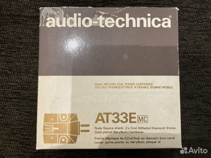 Audio-Technica AT-33E головка звукоснимателя