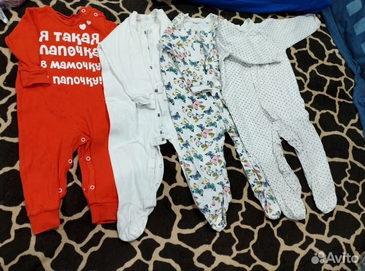 Детские вещи пакетом 6-9 месяцев