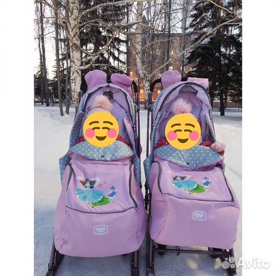 Санки коляска ника