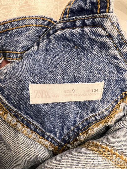 Джинсовое платье zara