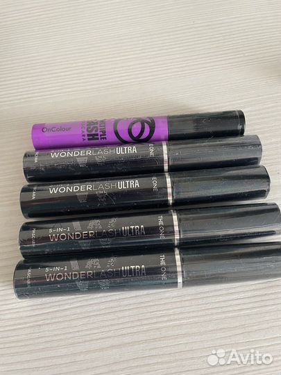 Тушь 5в1 Oriflame черная синяя