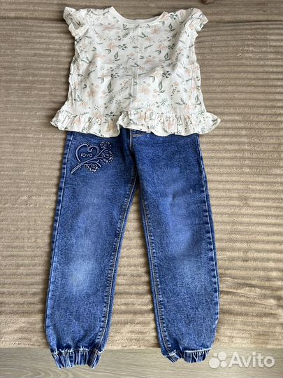 Пакет вещей для девочки р. 110/116