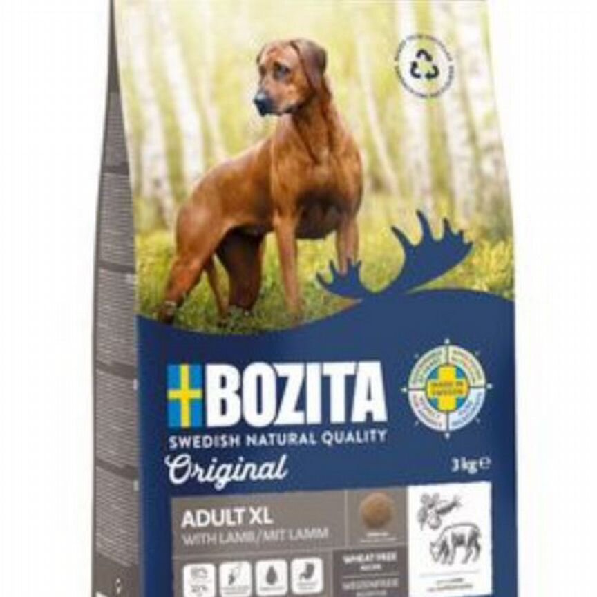 Bozita Original Adult XL, баранина - без пшеницы 3