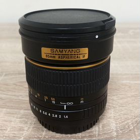 Объектив samyang f/1.4 85mm as if для canon