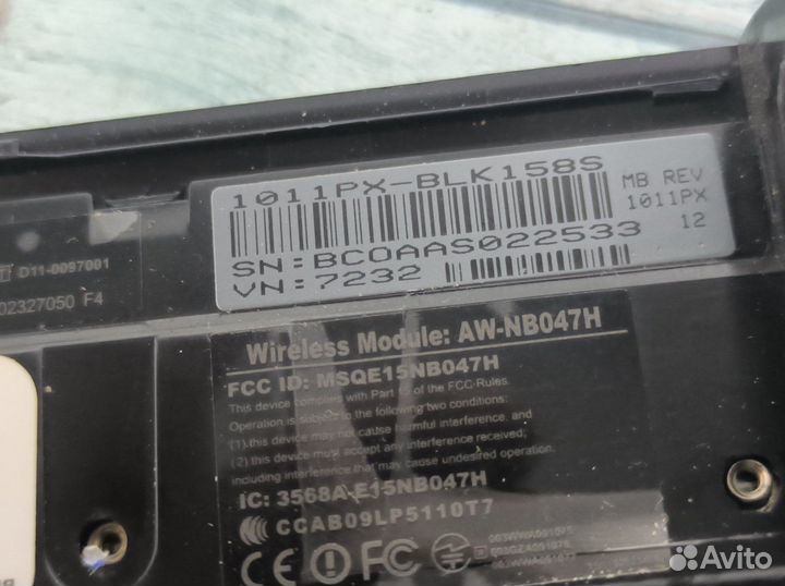 Нетбук Asus 1011PX-BLK158S на запчасти