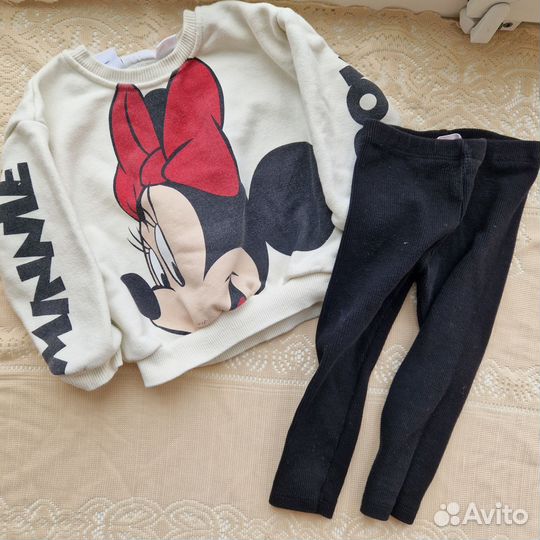 Костюмы zara, h&m для девочки 86 см