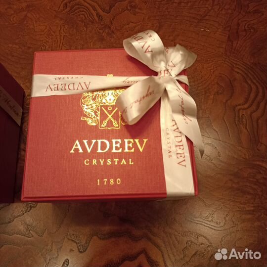 Сувенир бегемот на льду матовый Avdeev Crystal