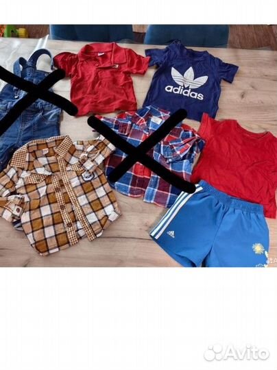 Вещи для мальчика пакетом 86 размер