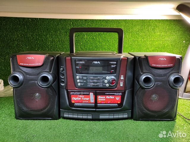 Винтажная магнитола aiwa CA-DW50