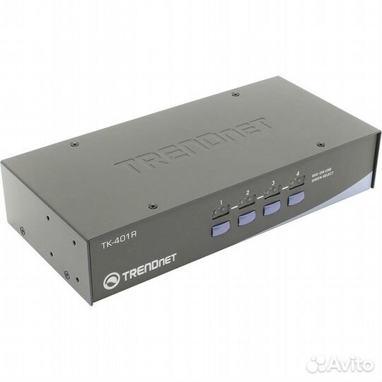 Переключатель KVM trendnet TK-401R 4 port