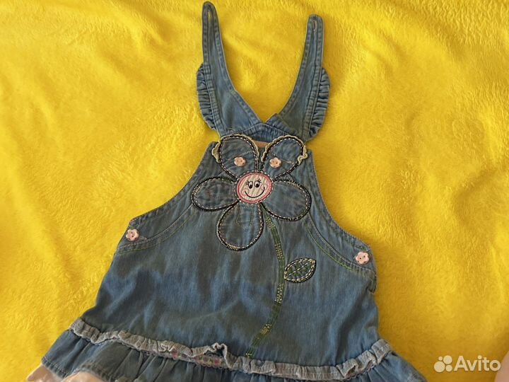 Сарафан на пуговицах сверху и по бокам