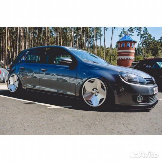 Сплиттер бампера (юбка) Volkswagen Golf 6