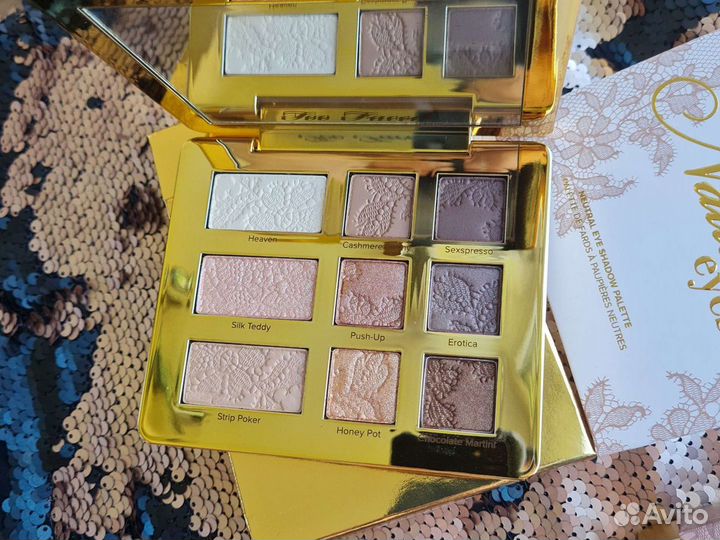 Too Faced natural EYE Палетка теней