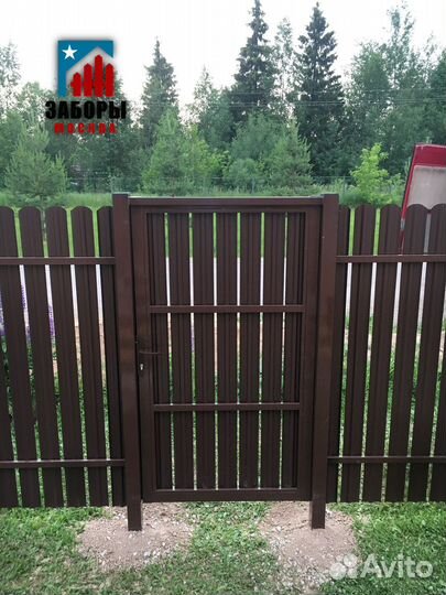 Забор из профнастила / штакетник / с гарантией