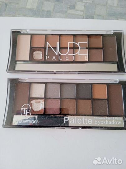 Палитра теней и пудры