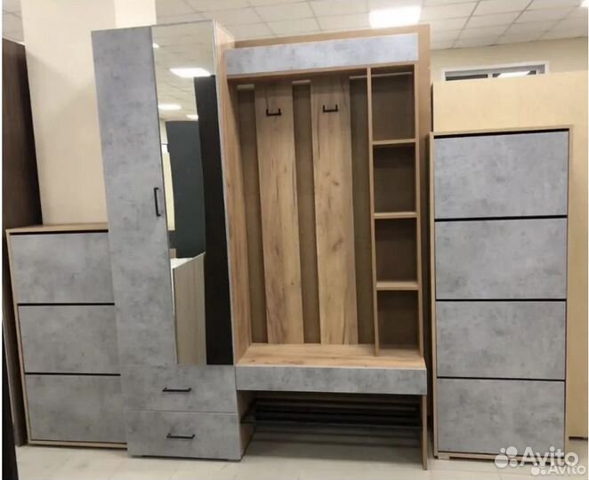 Прихожая домино и обувницы