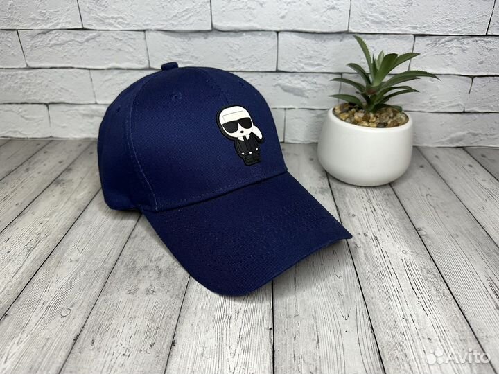 Karl lagerfeld бейсболка (тёмно-синяя)