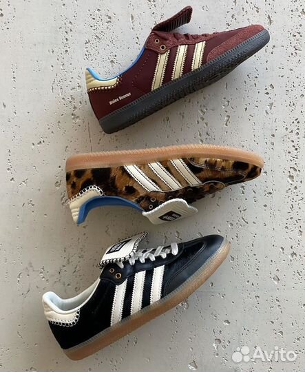 Adidas X wales bonner samba pony LEO brown