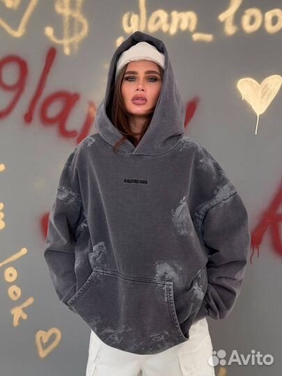 Толстовка худи balenciaga женское