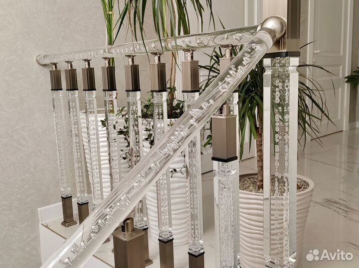 Плекси перила для дачи и дома