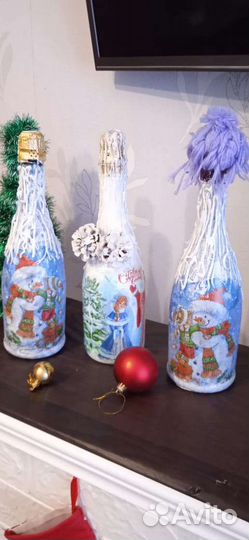 Бутылка Подарочная шампанское