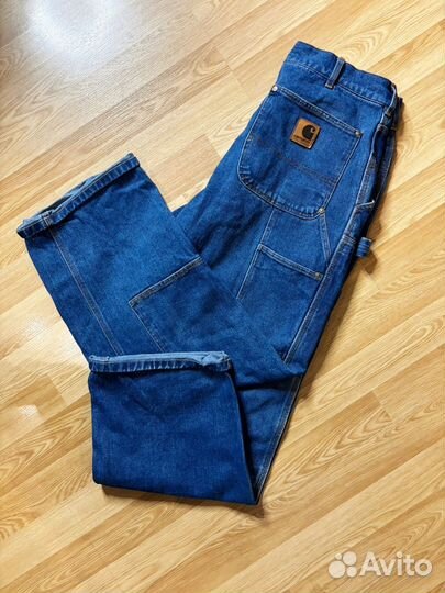 Джинсы carhartt широкие
