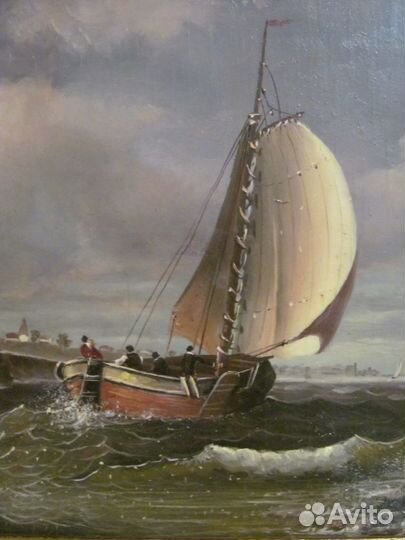 Голландский морской пейзаж Живопись маслом Европа