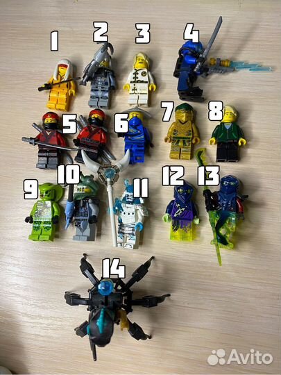Lego Ninjago minifigures