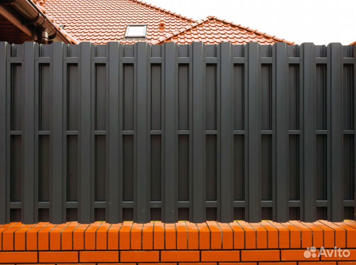 Штакетник, евроштакетник с установкой