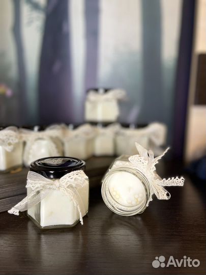 Свеча «Молоко,мёд»