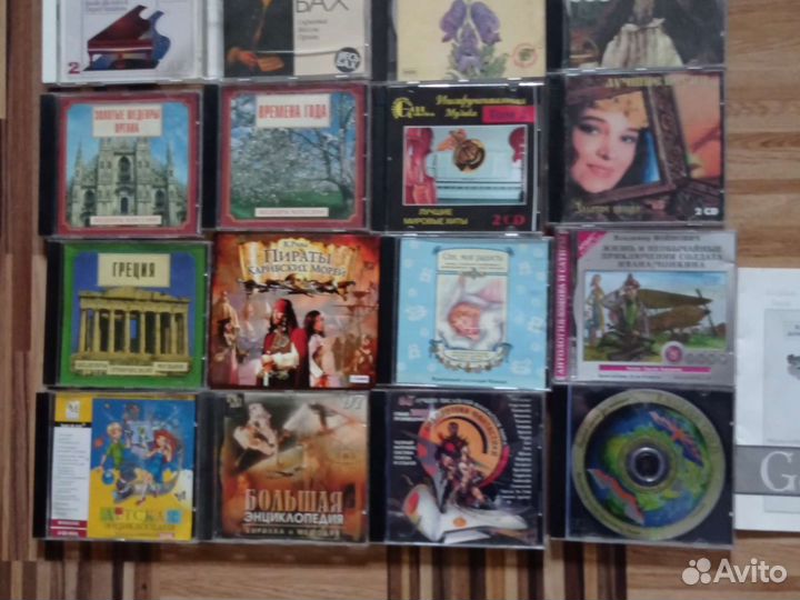 Аудиодиски: музыка классическая, детские, правосл